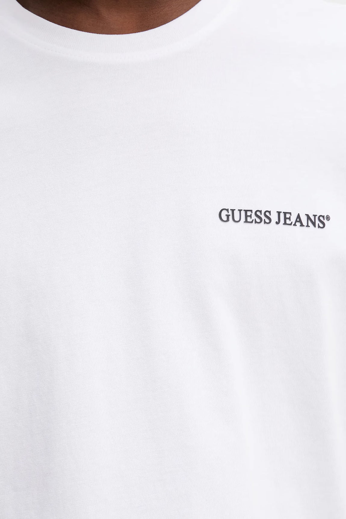 GUESS JEANS REGULAR UNISEX LOGO PRINT T SHIRT