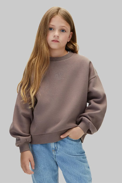 CALVIN KLEIN KIDS BASIC CN SWEATSHIRT