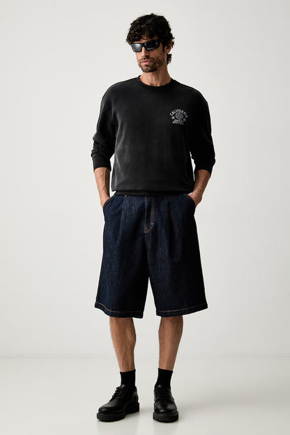 GUESS OVERSIZED VINTAGE COLLEGIATE SWEATSHIRT