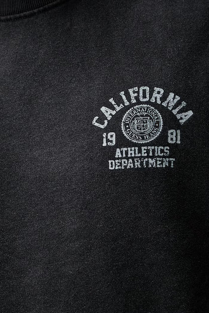 GUESS OVERSIZED VINTAGE COLLEGIATE SWEATSHIRT