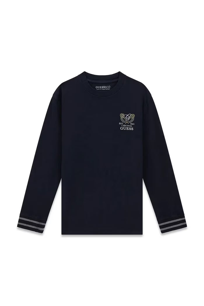 GUESS KIDS OVERSIZE GMT DYE LS T SHIRT