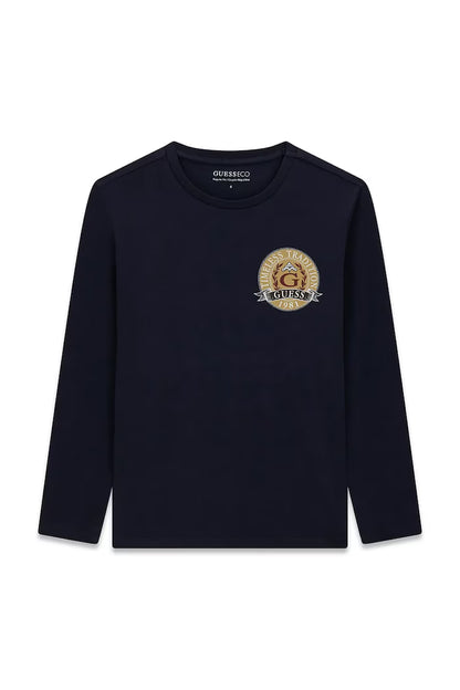 GUESS KIDS LS LOGO T SHIRT