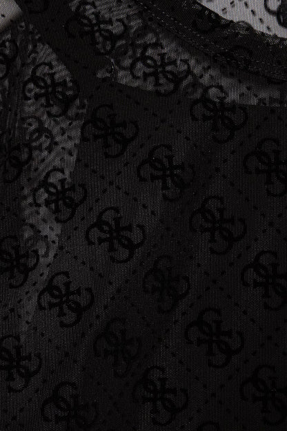 GUESS GIRLS MONOGRAM MESH T SHIRT