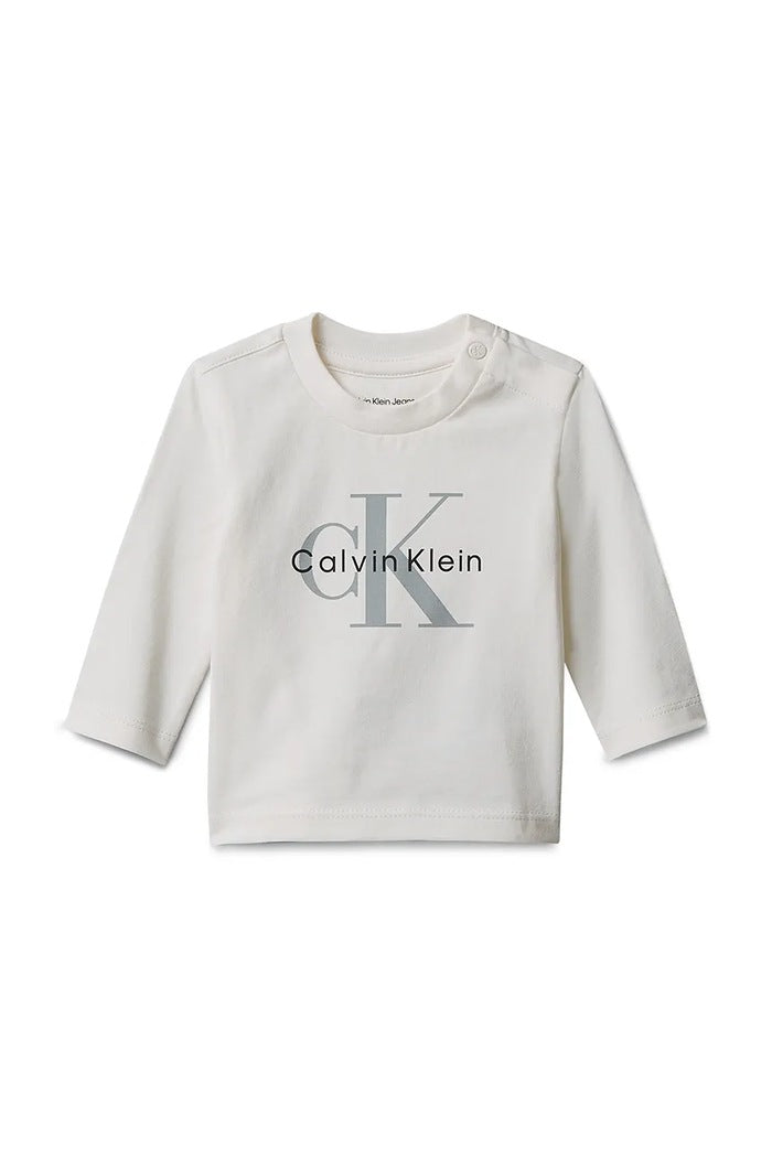 CALVIN KLEIN KIDS MONOLOGO LS T SHIRT