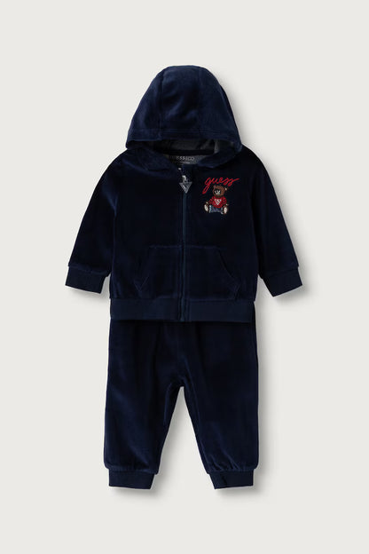 GUESS KIDS HOODED ACTIVE TOP & PANTS SET