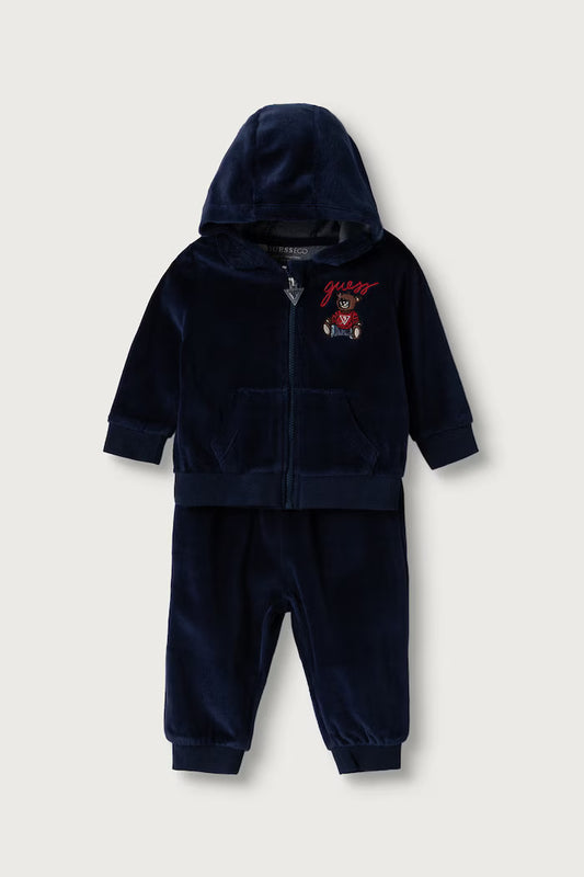 GUESS KIDS HOODED ACTIVE TOP & PANTS SET