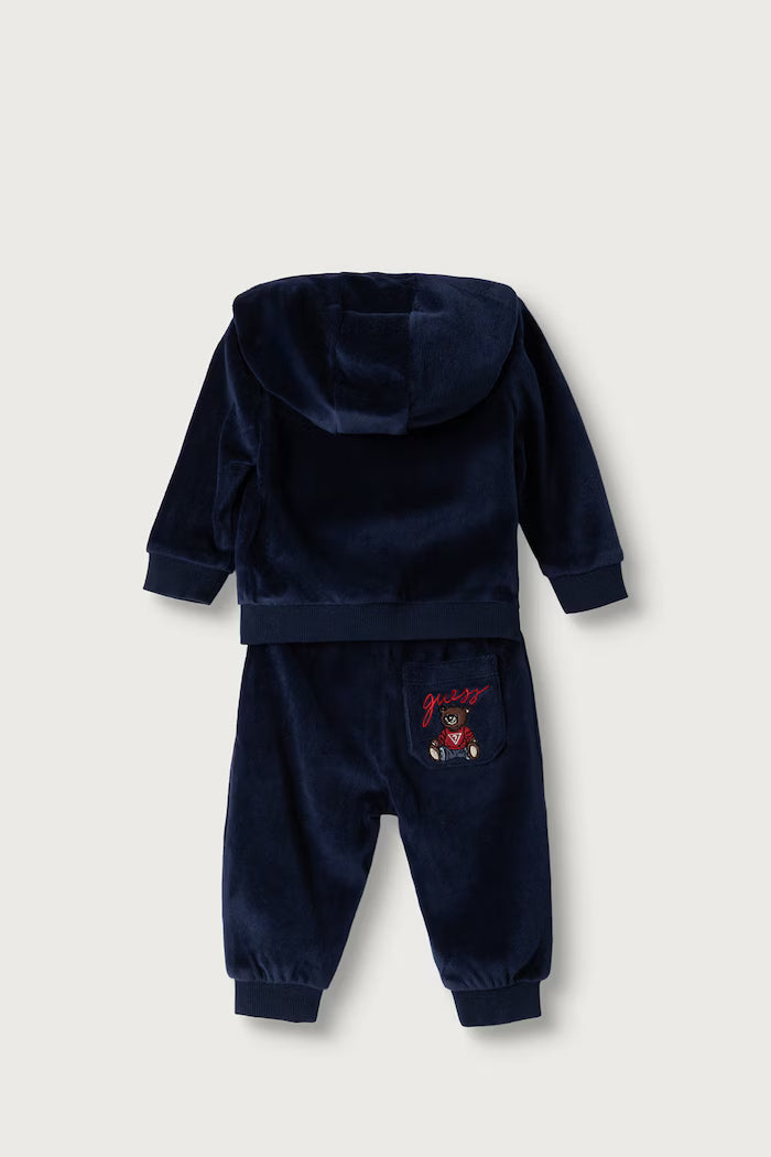 GUESS KIDS HOODED ACTIVE TOP & PANTS SET