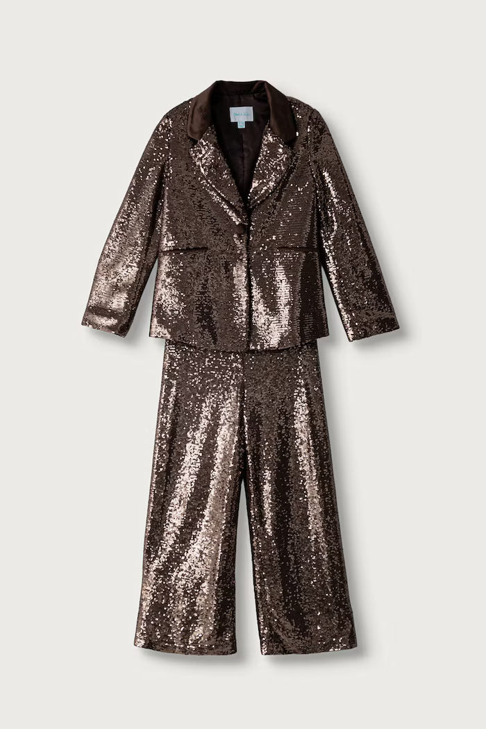 ABEL & LULA GIRLS ALLOVER SEQUINS SUIT