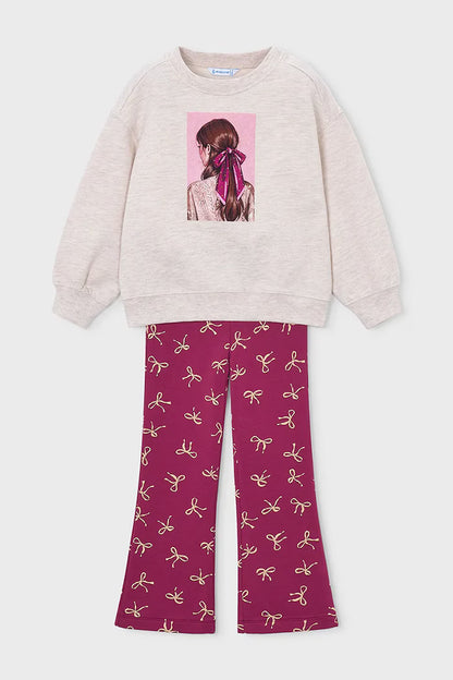 MAYORAL GIRLS SWEATSHIRT & LEGGINGS SET