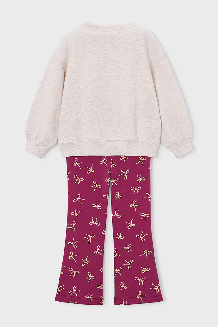 MAYORAL GIRLS SWEATSHIRT & LEGGINGS SET