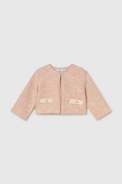 MAYORAL KIDS TWEED KNIT SKIRT 3 PIECES SET