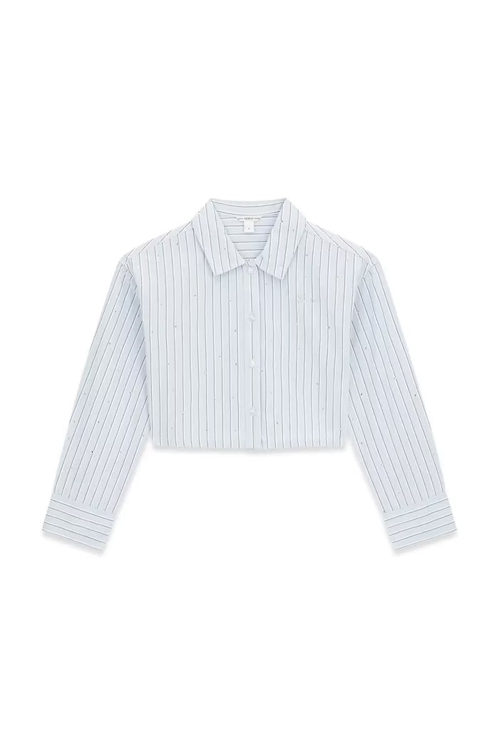 GUESS KIDS STRIPES & RHINESTONES SHIRT