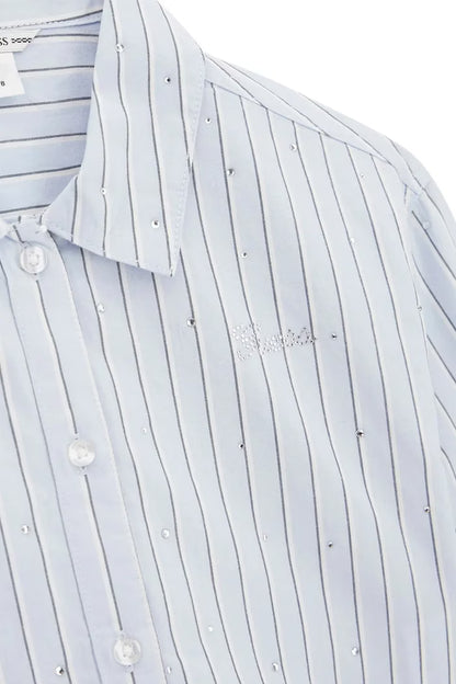 GUESS KIDS STRIPES & RHINESTONES SHIRT