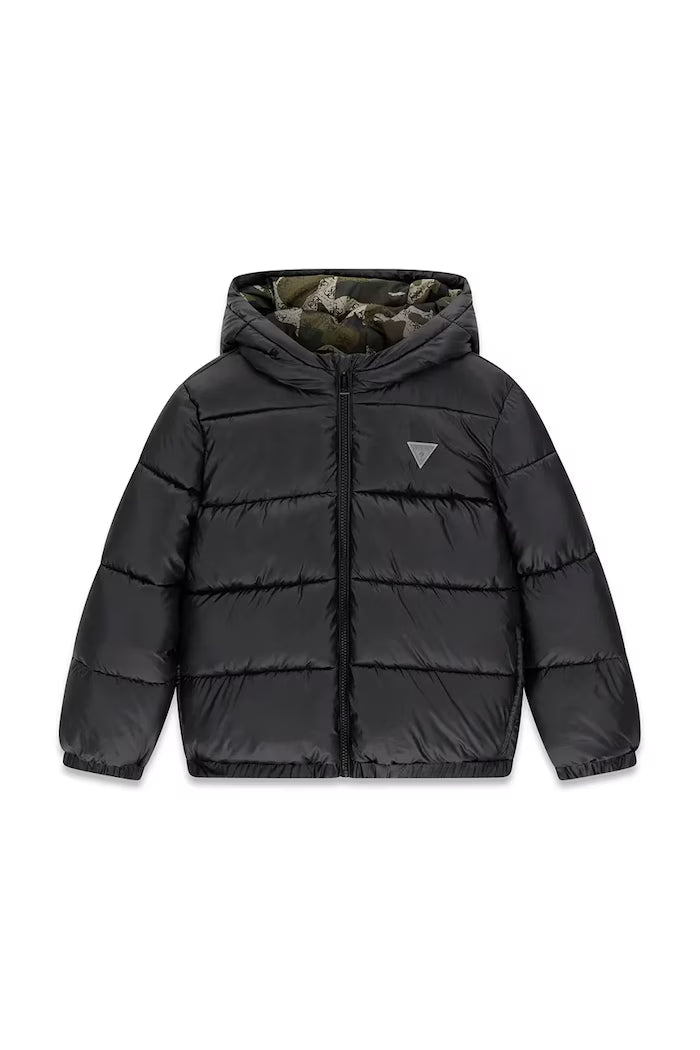 GUESS KIDS HOODED PUFFER JACKET