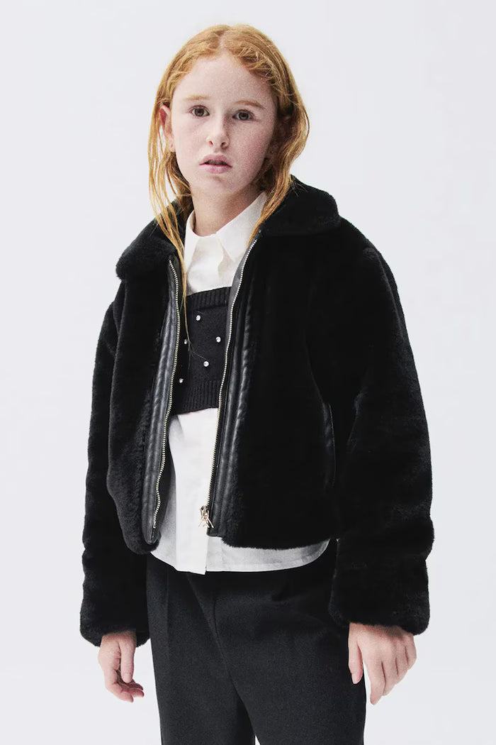 MAYORAL GIRLS FUR COAT