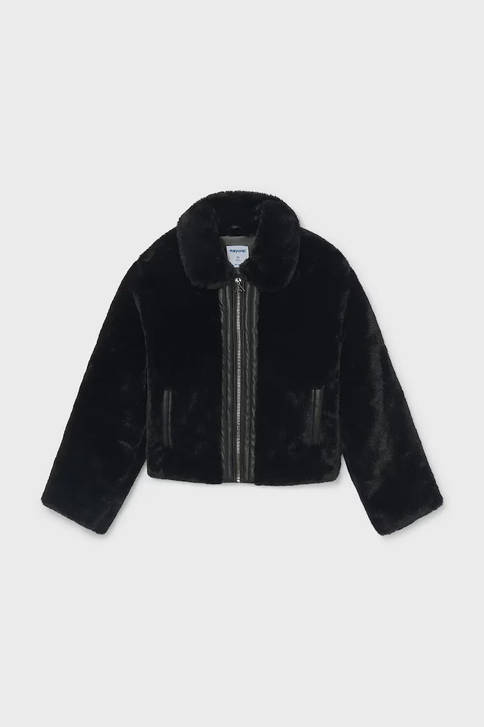 MAYORAL GIRLS FUR COAT
