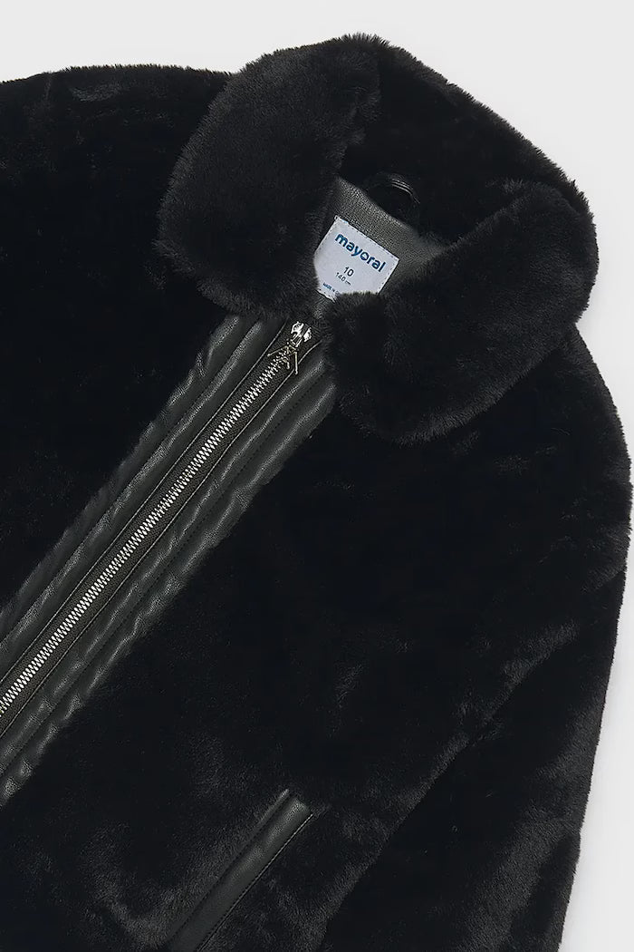 MAYORAL GIRLS FUR COAT