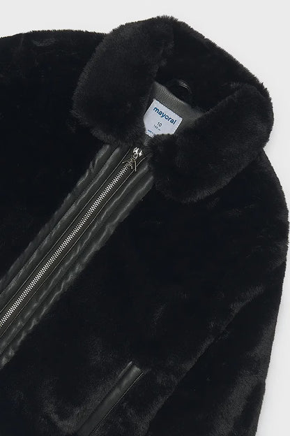 MAYORAL GIRLS FUR COAT