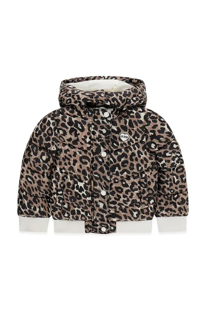 GUESS KIDS HOODED PADDED PUF JACKET