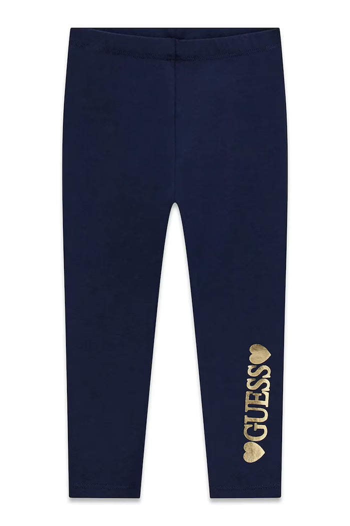 GUESS KIDS HEART LOGO LEGGINGS