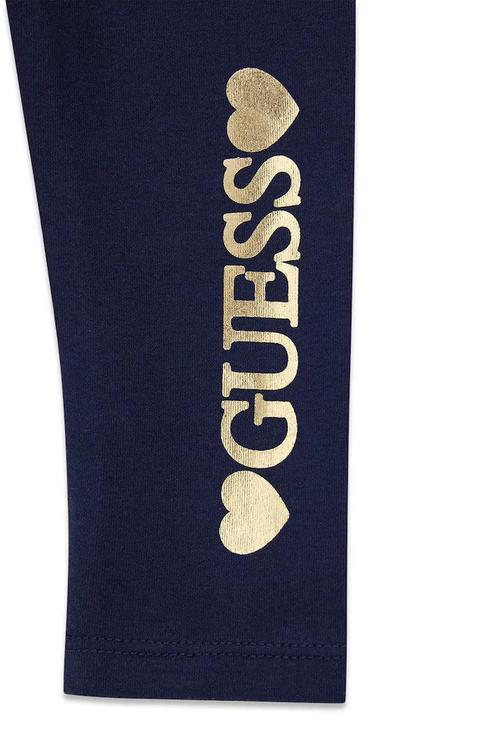 GUESS KIDS HEART LOGO LEGGINGS
