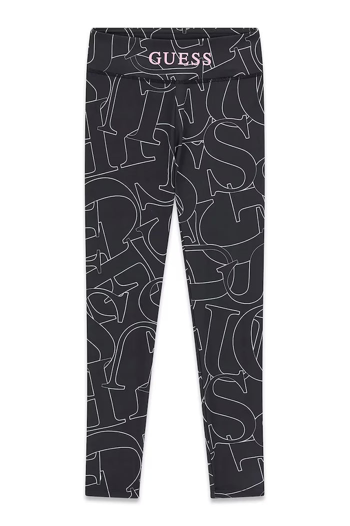 GUESS KIDS ALLOVER LOGO LEGGINGS