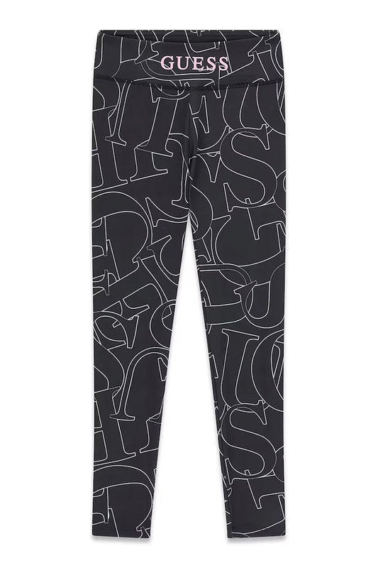 GUESS KIDS ALLOVER LOGO LEGGINGS