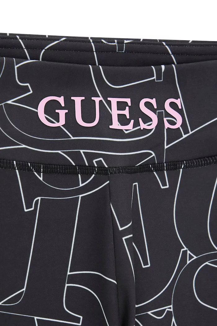 GUESS KIDS ALLOVER LOGO LEGGINGS
