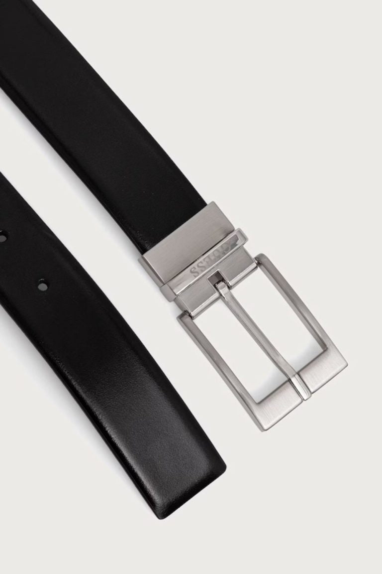 GUESS MAN ADJUSTABLE 7 REVERSIBLE LEATHER BELT