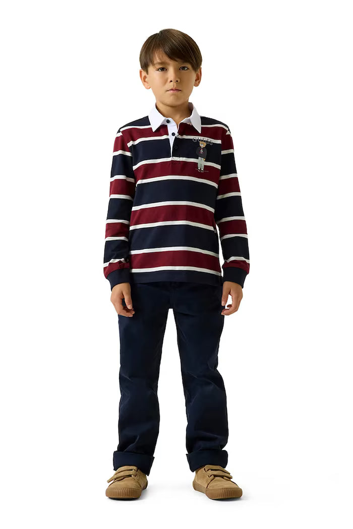 GUESS KIDS HEAVY JERSEY POLO SHIRT