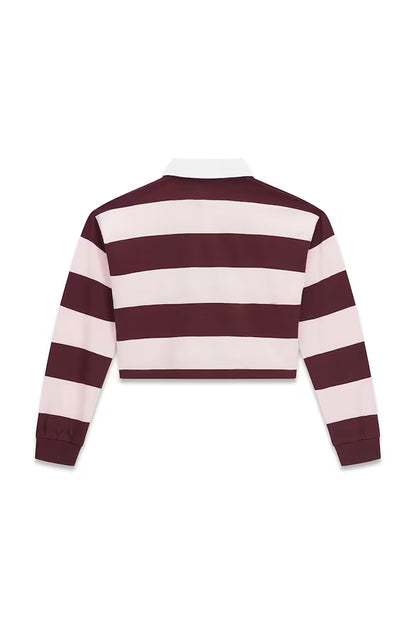 GUESS KIDS GIRLS STRIPED POLO SHIRT