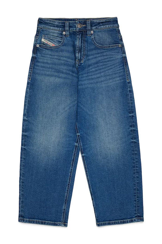 DIESEL KIDS D-DEVON-J LOOSE DENIM PANTS