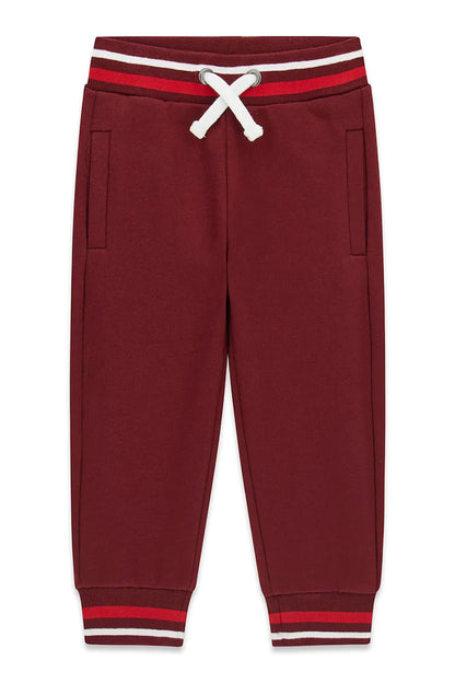 GUESS KIDS FLEECE COTTON REGULAR TRACKPANTS