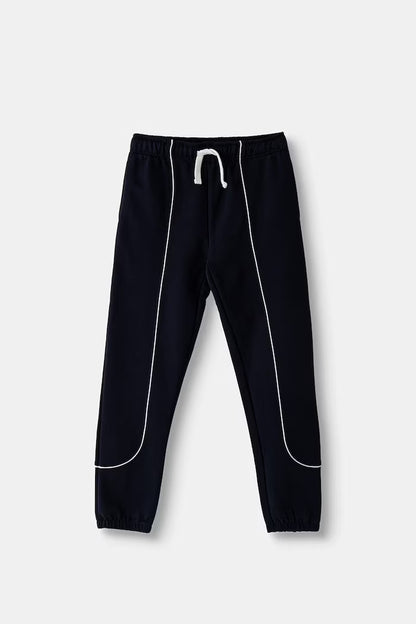 GUESS KIDS BOYS FRENCH TERRY OVERSIZE TRACKPANTS