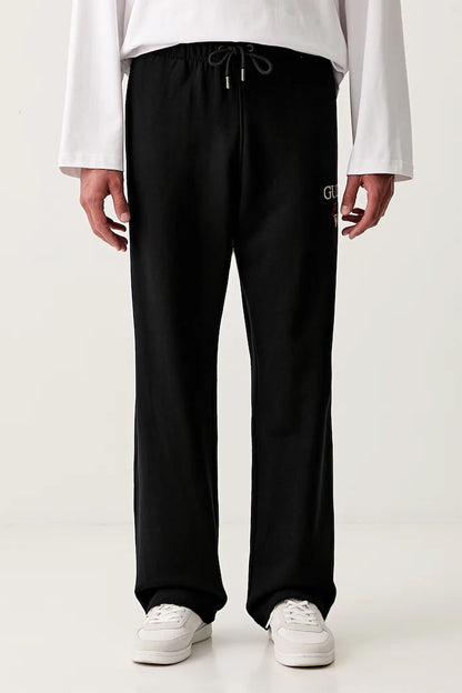 GUESS BAKER LOGO REGULAR FIT SWEATPANTS