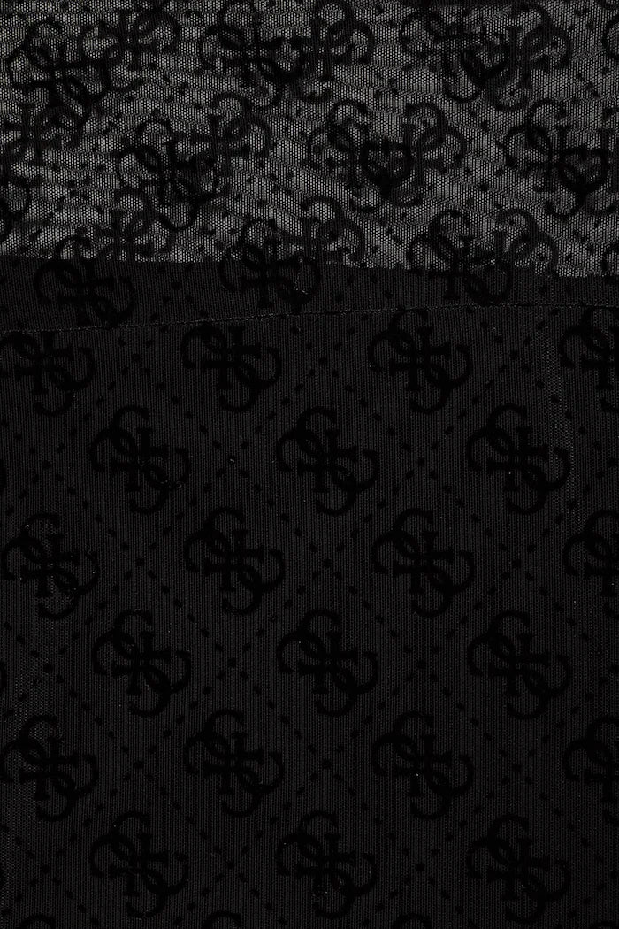 GUESS KIDS MESH LS MONOGRAM DRESS