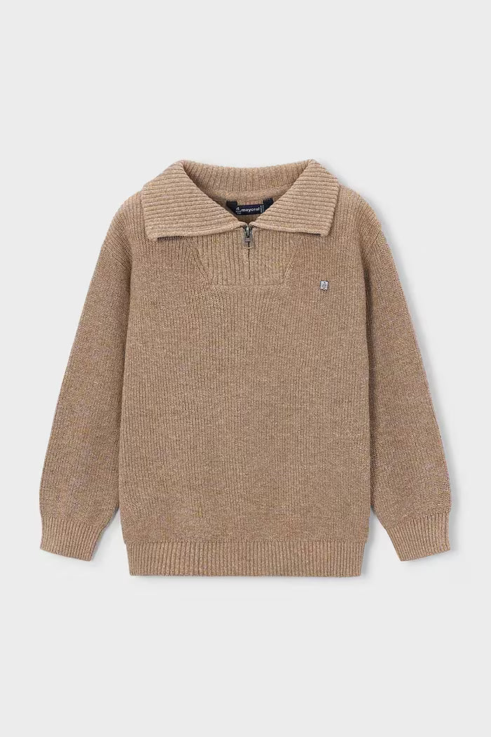 MAYORAL QUARTER ZIP KNITTED JUMPER