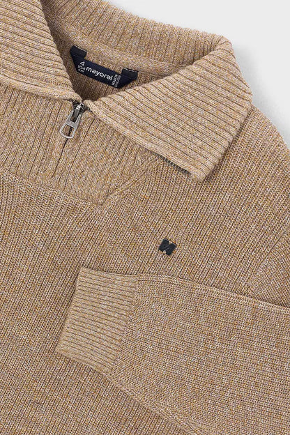 MAYORAL QUARTER ZIP KNITTED JUMPER