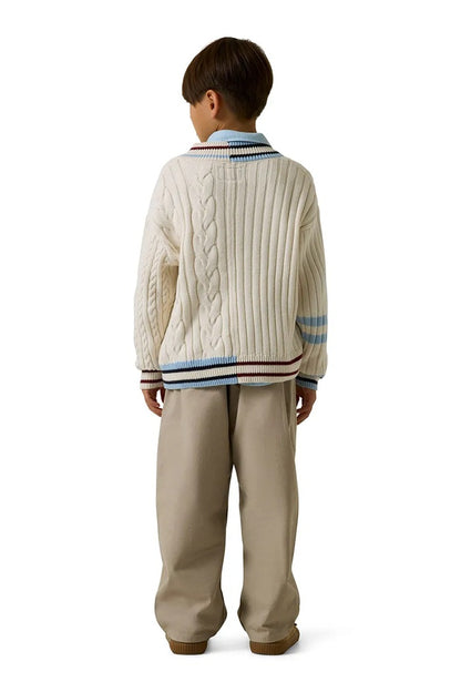 GUESS KIDS KNITTED OVERSIZED SWEATER