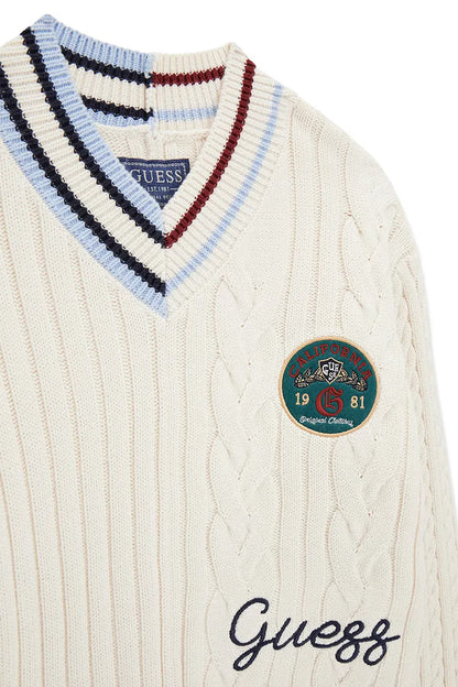 GUESS KIDS KNITTED OVERSIZED SWEATER