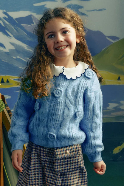 MAYORAL GIRLS 3D PRINT KNITTER SWEATER