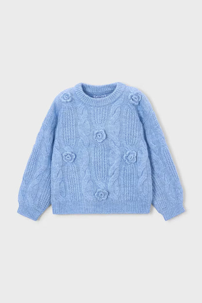 MAYORAL GIRLS 3D PRINT KNITTER SWEATER