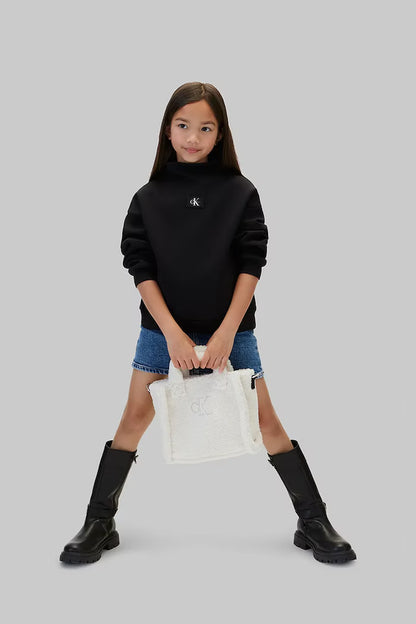 CALVIN KLEIN KIDS FUR CROSSBODY BAG