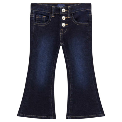 GUESS KIDS FLARE STRETCH DENIM PANTS