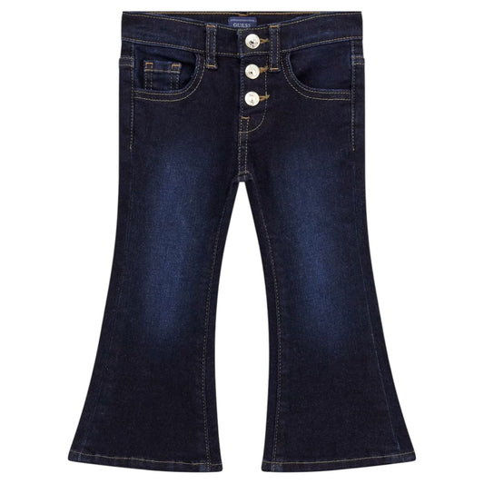 GUESS KIDS FLARE STRETCH DENIM PANTS