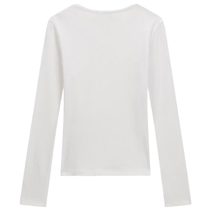 GUESS KIDS GIRLS RIB LS T SHIRT