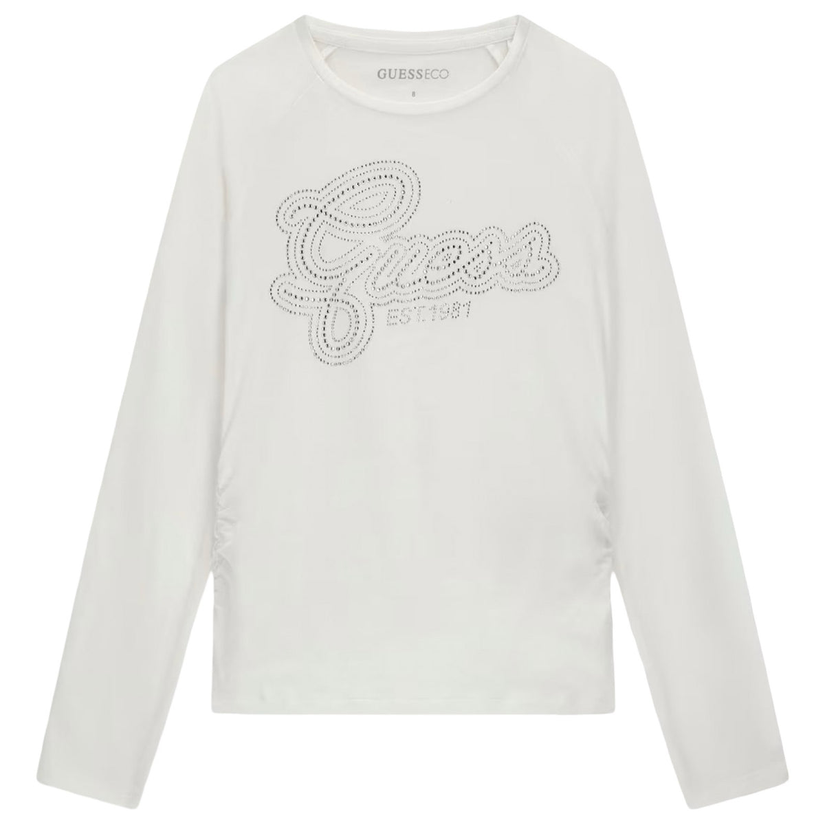 GUESS KIDS LS RHINESTONES T SHIRT