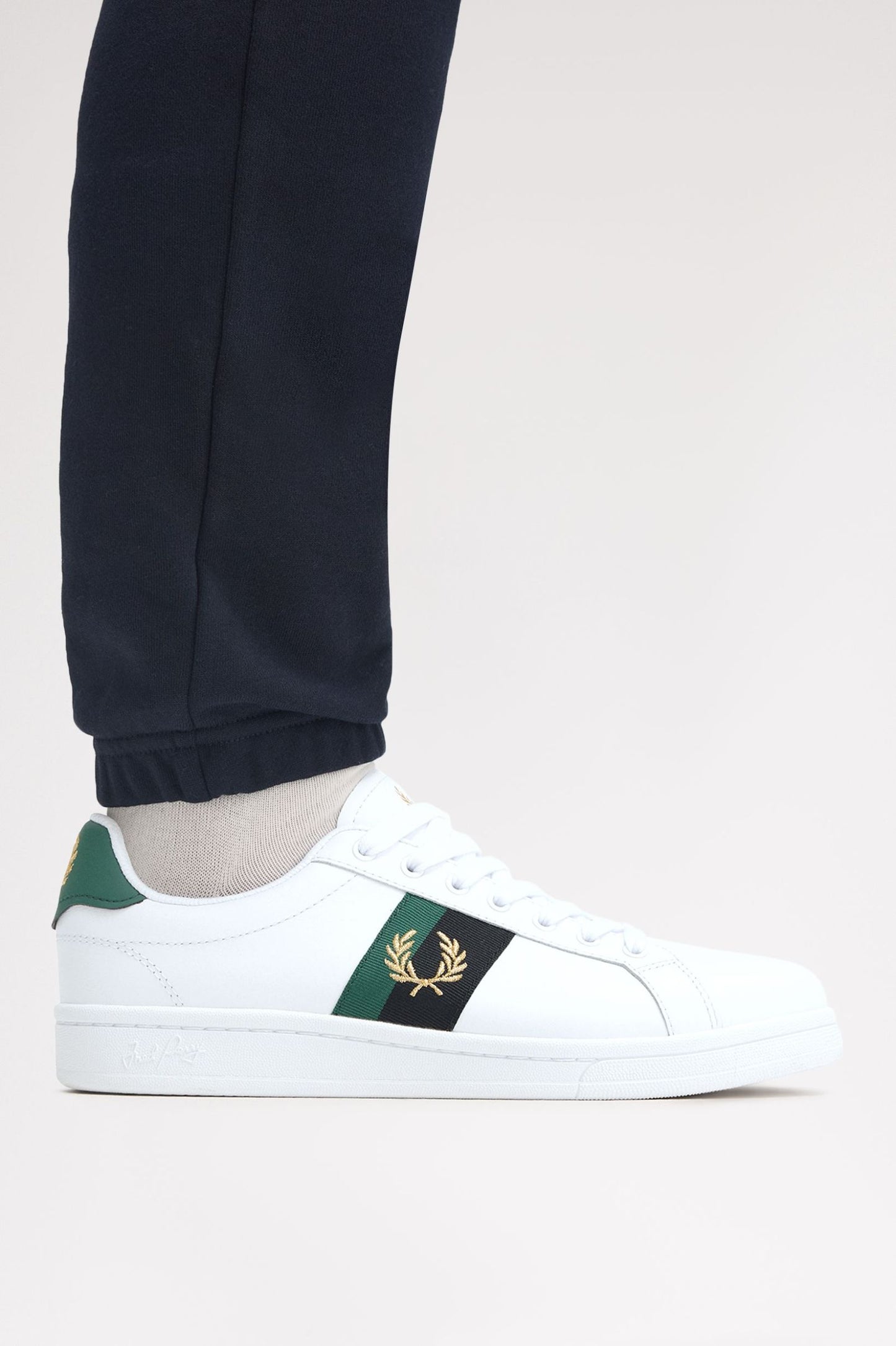 FRED PERRY B721 LEATHER/TAPE SHOES