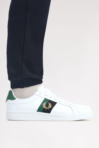 FRED PERRY B721 LEATHER/TAPE SHOES