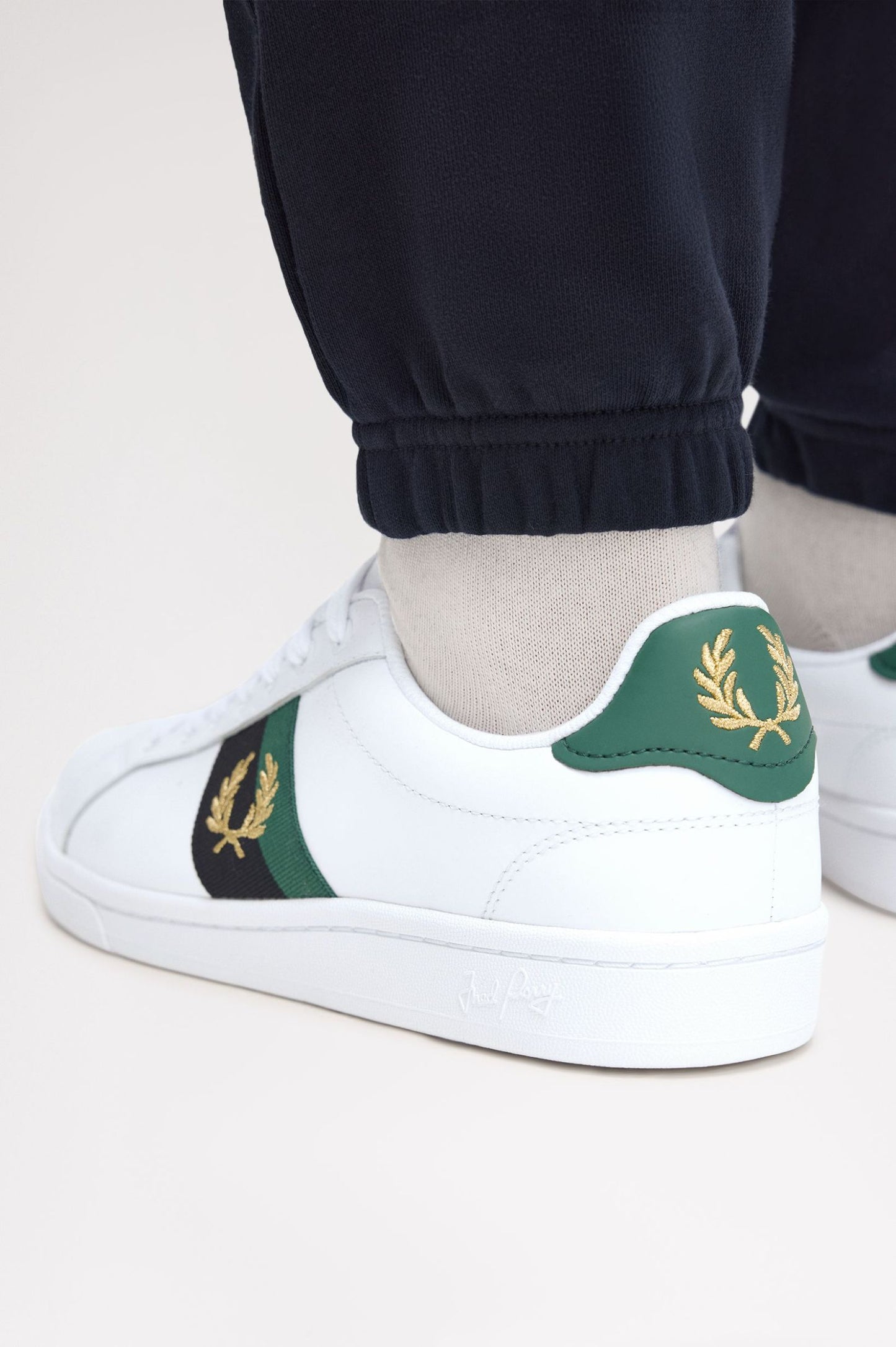 FRED PERRY B721 LEATHER/TAPE SHOES